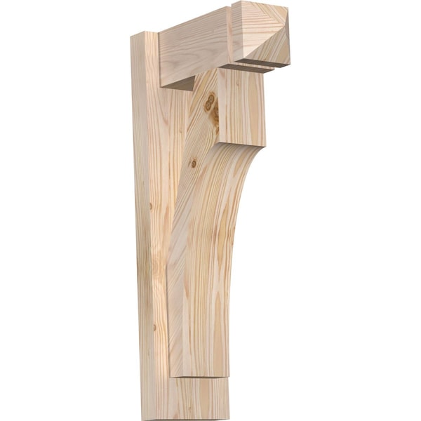 Ekena Millwork Westlake Arts & Crafts Smooth Outlooker, Douglas Fir, 5 1/2"W x 12"D x 24"H OUT06X12X24WTL03SDF - main
